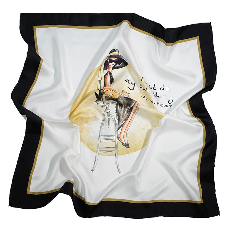 Wholesale White Silk Scarves for Dyeing-1