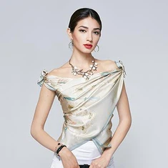 silke eller polyester slips Ladies Lightweight Silk Scarves