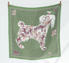 Ren handgjord silkescarf